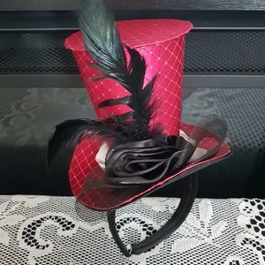 Fancy Burlesque style Top hat, headband
